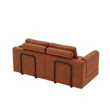 Convertible Folding Sofa Bed, Multi-Functional Sleeper Chair With Memory Foam And Back Support – Portable Futon Couch For Living Room, Bedroom, Or Small Spaces Brown - 棕色 - 查看 7