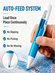1pc Automatic Nail Art Drill Dispenser/Pen, Automatic Diamond Painting Bead Dispenser Pen, Anti-Clogging Fast Diamond Sorting Pen, Ergonomic Handheld Diamond Painting Tool, Precise Color Sorting Dotting Pen, Handmade Diy Diamond Painting Accessories - A - View 5