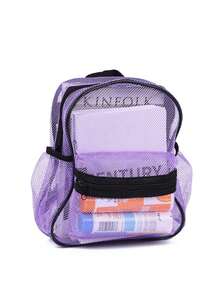 1pc New Halloween Theme High Capacity Mesh Backpack, Transparent Beach Bag, Suitable For School, Travel, Daily Use, Swimming And Vacation - Multicolor - View 13