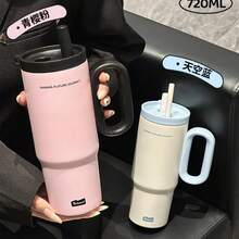 Tumbler Berinsulasi Besar 720ML dengan Pegangan, Botol Air Portabel, Pegangan yang Nyaman, Mudah Dibawa, Anti Bocor - Gelas termos pegangan besar - View 3