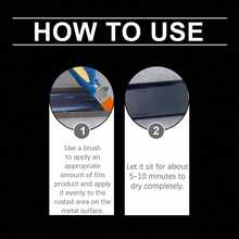 Rust Converter, Free Rust Remover Retreader Rust Converter Solid Rust Resistant Primer - Default - View 7