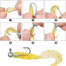 Set Pancing Pemula 51 Buah, Joran & Reel Pancing, Joran Teleskopik dengan Umpan, Kail, Senar Pancing, dan Tas Penyimpanan, Perlengkapan Pancing Air Tawar Lengkap untuk Pemula - Mengatur - View 10