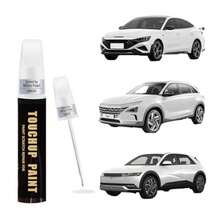 Lápiz de retoque de pintura para coche compatible con  Serenity White Pearl W6H,2 en 1, retoque de color preciso para reparación de arañazos en coches, igualación de color de pintur - A - Ver 2