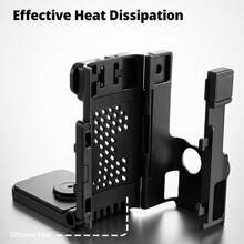 Ambitful DP03 Magnetic Mount Bracket, Foldable Expansion Adapter Base Compatible With D JI Osmo Pocket Series, Multi-Hole Cold Shoe Extension Fixed Holder - View 10