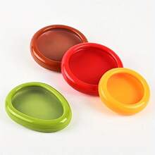 2/4Pcs Refrigerator Fresh-Keeping Boxes, Film Sealed Fruit Preservation Lids, Refrigerator Storage, Vegetable Fresh-Keeping Half-Cut Refrigeration, Mini Refrigerator Storage Boxes, Fruit And Vegetable Storage Boxes, Portable Anti-Oxidation Sealed Boxes - Multicolor - View 15