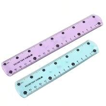 Righello flessibile 15cm/20cm/30cm, righello dritto multifunzione morbido, righello pieghevole per misurare linee curve, righello durevole per misurazione e disegno per studenti, colore casuale - D-Multicolore - Visualizzare 7