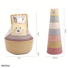 Baby Stacking Cups Toy, Suitable For 6-12 Months Infants, Montessori Toddler Toy, Gift/Christmas Gift - Multicolor - View 6