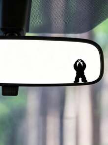 1pc Mini Bigfoot Heart Gesture Vinyl Sticker: Bigfoot Hidden Edition Car Sticker, Car Rearview Mirror Sticker - Car Accessories, Home Decor, Office Desk Decor Accessories - Multicolor - View 7