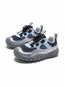 mini bala 幼兒戶外功能運動鞋 2026 新款，網布拼接防撞鞋頭旋轉扣輕量休閒童鞋 - 藍色調 - 查看 4