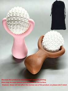 Bóng lăn massage cầm tay in 3D, máy massage cơ sâu, dụng cụ giải phóng màng cơ và điểm kích hoạt, phù hợp cho cổ, lưng và chân, máy massage thủ công di động - Nhiều màu - Xem 9