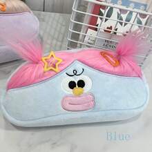 Kawaii Funny Ugly Cute Interesting Large Capacity Pencil Case Creative Cartoon Big Mouth Pencil Pouch Girls Pencil Storage Box Portable School Stationery Gift - Multicolor - View 11