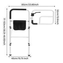 YUNRUX Bed Rail For Adults, Bed Handle For Elderly, Bed Rail For Seniors - White - View 2