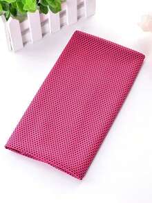Macaron Style Minimalist Cooling Sports Towel, Portable Foldable, Quick Dry, With Hook-And-Loop Design, High Density Cooling, Breathable And Sweat-Absorbent, Suitable For Summer Gym, Beach Sports, Sports Cooling Towel - Multicolor - View 13