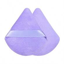 Borla de polvo triangular de ante 5/100 piezas, material de ante ultra suave, adecuada para contorno, ojos y esquinas, adecuada para todo tipo de piel - Multicolor - Ver 11