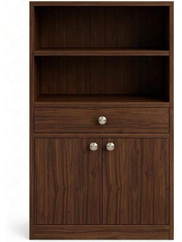 Cómoda Auxiliar Multiusos Portugal - Mueble Organizador Moderno con Cajones, Repisas y Puertas