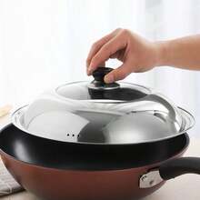 5/10/15pcs Heat-Resistant Pot Lid Replacement Handles, Stainless Steel Base, Universal Glass Lid Accessories For Wok, Frying Pan And Home Cookware - View 10