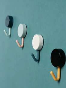 Fashionable Wall Hooks, Easy To Stick, No Drilling Required. They Are Securely Installed, Suitable For Use In Kitchen And Bathroom, With Multiple Uses, Can Be Used As Practical Clothes Hangers, Multi-Functional Hooks. - View 7
