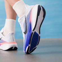 Nike Sepatu Lari Pria AIR ZOOM PEGASUS Pegasus 40 Terbaru - Putih/Biru-Oranye - View 6