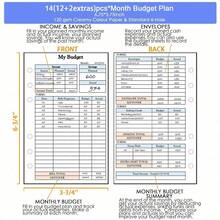 14/54/82Sheets A6 Budget Refill Paper, Journal Refills For Budget Binder And Planner, Monthly Weekly Planner, 6 Hole Budget Sheets Expense Tracker, Fill In Expense, Schedule,14Sheets Budget Planner, 54Sheets Weekly Planner, 14Sheets Monthly Planner - Multicolor - View 6