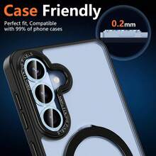 Eagle Eye CD Pattern Lens Protector Film, Compatible With Samsung Galaxy S26/S26 Plus/S26 Ultra/S25 FE/25 Edge/A07/A17/A26/A36/A56/A57/A37 Camera Lens Protector, Lens Protector Film, Lens Protector Pad, Full Coverage High Definition Protection, Scratch-Resistant Tempered Glass, Bubble-Free Adhesive, Clear Photos, Fashionable Decoration, Easy Installation, Durable, Stylish And Beautiful, Waterproof, Shockproof, Scratch-Resistant - Blue - View 5