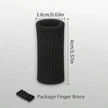 Elastic Compression Finger Joint Sleeve, Sports Fitness Training Basketball Finger Guard - Multicolor - View 4