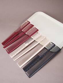 WANMEI 8Pcs Hair Comb Set, Professional Hair Combs For Hair Styling, Parting, Smoothing, Anti‑Static Hair Comb Kit, Multi‑Function Hair Comb For Men Women, Salon Home Hairdressing Hair Comb Set, Durable Hair Cutting Styling Hair Combs - Multicolor - View 4