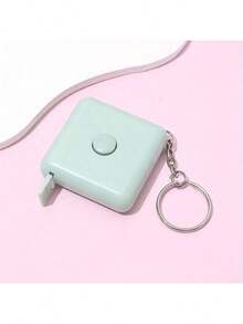 1pc 59-Inch Mini Retractable Tape Measure Keychain - Dual Scale For Body Measurement, Sewing, Crafting - Lead-Free, Non-Metallic Tape Material - Compact, Portable Design, Essential For Back To School, Stationery - Multicolor - View 9
