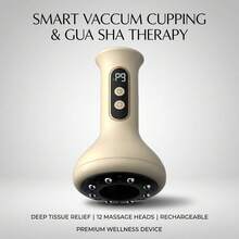 New Multifunctional Cupping Device, Smart Massager Tool, Precise Comfortable Experience, Back Massager, Smart Massage Tool, Precise Comfortable Design, Portable Massager, 9 Adjustable Levels, Massage Function, Heat Therapy, Cupping, Gua Sha - View 1