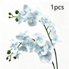 1/6pcs Artificial Orchid Flowers, Large Vivid Phalaenopsis Orchid Flower Stems, Classic Style Artificial Orchid Branches, Decorative Silk Phalaenopsis Flowers, Ideal For Home Decor, Weddings, Halloween And Thanksgiving - Phalaenopsis Orchid - View 28