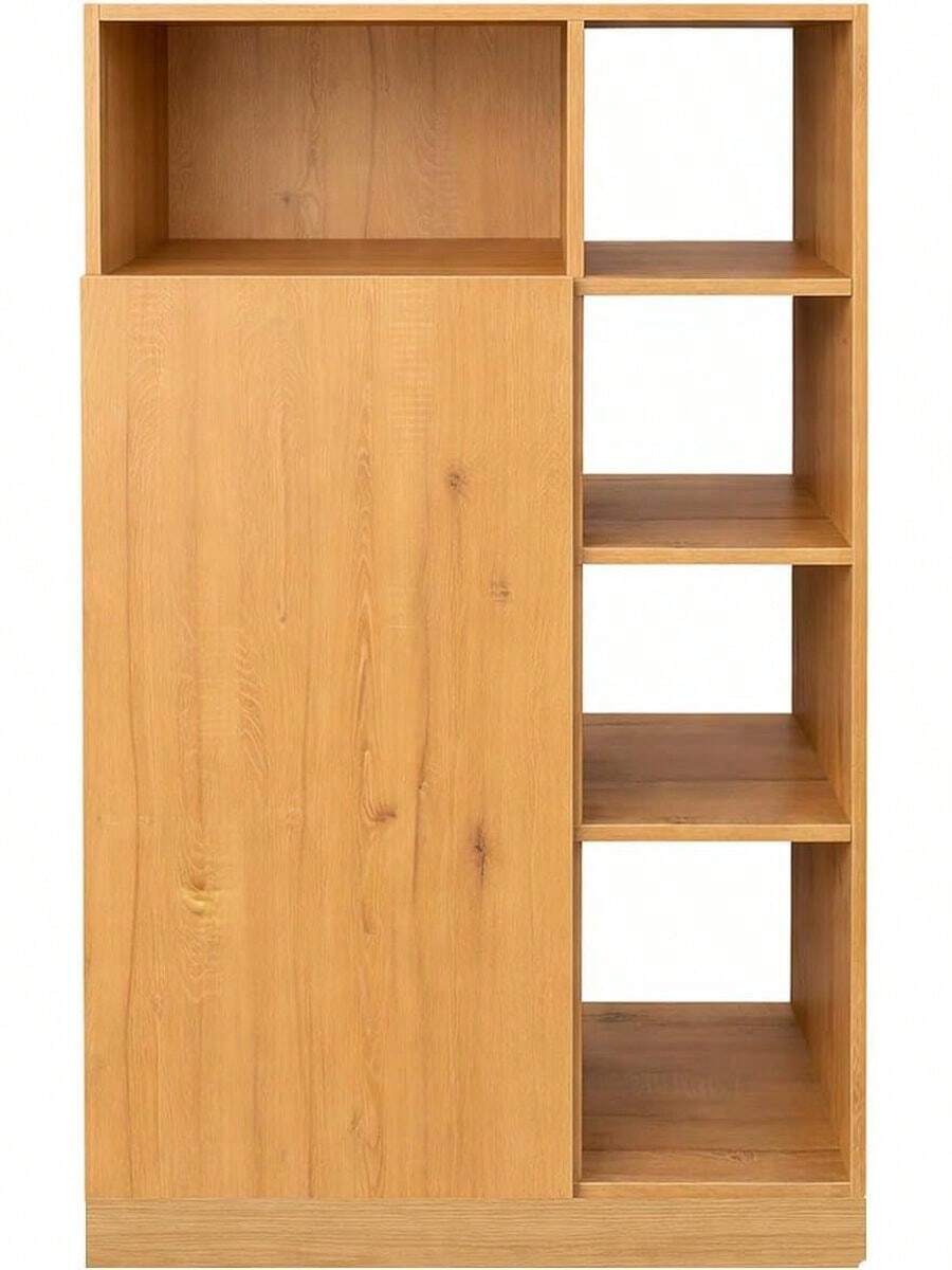 Mueble Despensero Escocia de Melamina, Organizador de Cocina Moderno y Funcional, Almacenamiento Amplio, Mueble Práctico para el Hogar - Negro - Ver 1