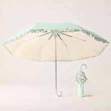 Women's Creative Folding Umbrella, Dual-Use Sun And Rain Protection Design, Portable UV Protection Umbrella, Suitable For Daily Use And Gifting - Multicolor - View 11