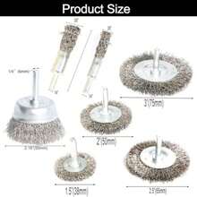 Wire Scratch Brushes - Silver - View 3