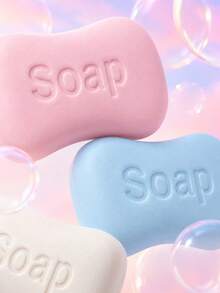 1pc Realistic Soap Model Squeeze Toy, Made Of Soft And Stretchable TPR Material, Used As Model Stress Relief Toy, Cute Dessert Sensory Hand Toy, For Anxiety Relief, Children's Party Gift, Independence Day Gift - Multicolor - View 6