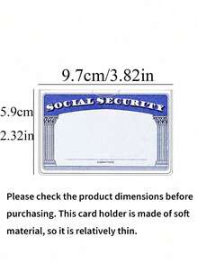 Brand New Transparent Card Holder, ID Card Protector, Bank Card Protector, Can Protect Your New Medical Insurance Card, Credit Card, Business Card And Social Security Card! (Cards Not Included) 1/2/3/4/5/8/10pcs - Multicolor - View 6