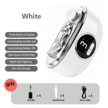 2-In-1 Electric Nail Clipper And Polisher, 3-Speed Adjustable Speed With LED Lights, Anti Pinch Design And Dust Collector - USB Charging, Long-Lasting Battery, Professional Nail Tool, Suitable For All Ages, Ideal For Daily And Holiday Gifts - 多色 - 查看 14