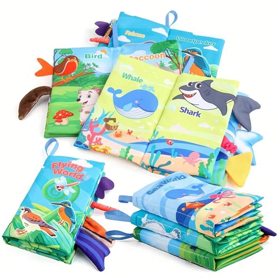 Gifts For Babies Including Books, Toys, And Sensory Items Designed For Touch And Feel, For Tummy Time And Stroller Use, Suitable For Holidays Like Christmas, Halloween, And Thanksgiving - Multicolor - View 1