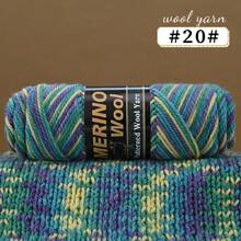 4pcs 400g Merino Knitted Yarn, Sectional Dyed, Medium Weight, Knitting Yarn For Handmade Sweaters, Cardigans, Hats, Shawls - 4-piece Pack - View 29