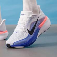 Nike Sepatu Lari Pria AIR ZOOM PEGASUS Pegasus 40 Terbaru - Putih/Biru-Oranye - View 3