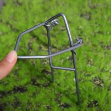 2pcs Simple Fishing Rod Holder Ground Stake, Sea Fishing Rod Holder, Hand Pole Ground Stake, Casting Rod Holder, Sea Fishing Ground Stake, Dual-Use Rod Holder, Adjustable Fishing Rod Rest Support - Silver - View 8