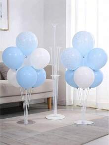 1/7/14/21pcs Balloon Stand Set, Balloon Extension Rod, Adjustable Center Pole Balloon Rack With Base, Suitable For Tabletop And Floor Display, Wedding And Birthday Party Decoration, Celebration Event Party Decoration, Multi-Purpose Event Prop - Multicolor - View 8