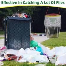 1pcs Hanging Fly Bags, Outdoor Hanging Stable Fly Traps, Fly Control, Reusable, Ideal For Farms, Orchards, And Homes. - Random Color - View 9