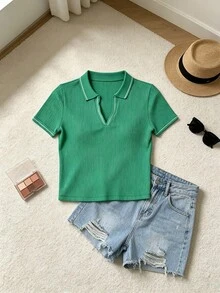 Women T-Shirts - Green - View 3