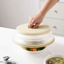 Silicone Microwave Splash Guard,Space-Saving Design, Easy To Clean And Store, Heat Resistant, Perfect For Reheating Food, Fits Most Standard Size Plates And Bowls. Food And Fruit Drain Microwave Cover, Microwave Food Cover, Kitchen Supplies - 彩色 - 查看 12