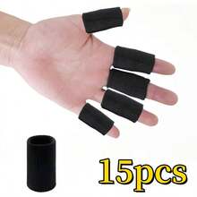 Elastic Compression Finger Joint Sleeve, Sports Fitness Training Basketball Finger Guard - Multicolor - View 13