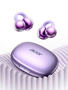 Auriculares Bluetooth TWS Acer OHR825 Originales y Auténticos con Clip de Oreja Abierta, 24H de Reproducción, V6.0 de Baja Latencia, Cancelación de Ruido ENC en Llamadas, Sonido HiFi, Ajuste , Carga Rápida Tipo-C - Ver 13