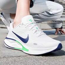 Nike New Casual Sports Shoes JOURNEY RUN Men's Breathable Cushioned Running Shoes - White/Blue-green - View 8