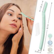 Ennva Dermaplane Razor For Women | Face Razor & Eyebrow Trimmer | Multipurpose Facial Hair Removal Tool With Disposable Blades, 6Pcs​ - 6pcs - View 8