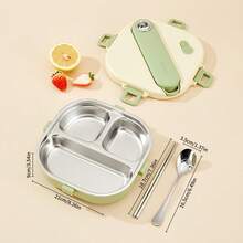 Stainless Steel Bento Box Adult, Microwavable Lunch Containers With Lids, Leak-Proof Bento Snack Box With Soup Container And Utensils, Metal Lunch Box Set With Lunch Bag For School Office, Travel Food Containers - Multicolor - View 17