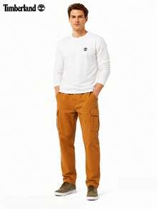 Timberland New Outdoor Sports Business Casual Stretch Men's Long Pants - Ginger - View 2