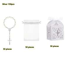 15/60/150pcs Mini Rosary Beads, 11.99cm Long, Suitable For First Communion, Baptism, Confirmation, Birthday And Other Occasions - Holiday Gift, Wedding Gift | Simple Rosary | Rosary Beads - A - View 9